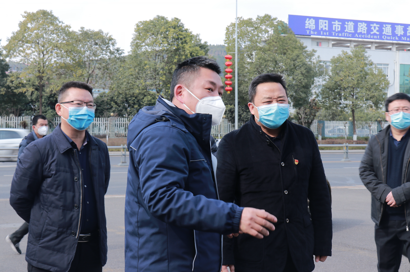 游仙區領(lǐng)導帶隊檢查維博公司防疫工作落實(shí)情況